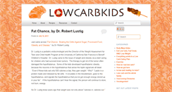 Desktop Screenshot of lowcarbkids.com