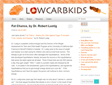 Tablet Screenshot of lowcarbkids.com